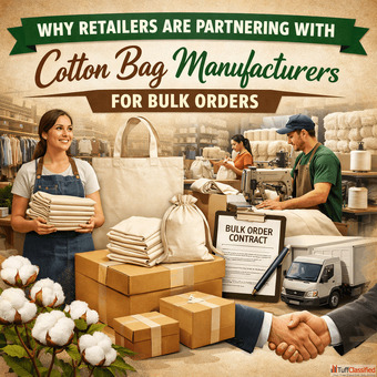 Why Retailers Are Partnering with Cotton Bag Manufacturers for Bulk Orders