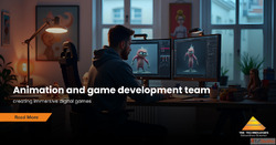 Animation Game Development Services by Vee Technologies