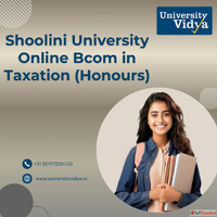 Online BCom Hons in Taxation Shoolini University University ...