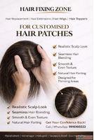 Hair thinning or visible scalp can affect confidence