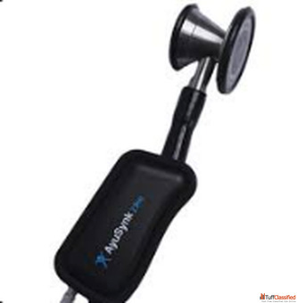 AyuSynk 2 Pro Advance Digital Stethoscope - AI Powered Telemedicine Stethoscope