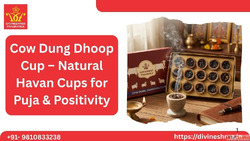Cow Dung Dhoop Cup - Natural Havan Cups for Puja Positivity