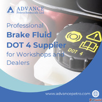 Professional Brake Fluid DOT 4 Supplier for Workshops and De...