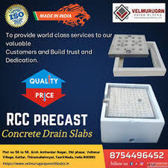 Precast RCC Drain Cover Slab Manufacturer in Thiruvallur