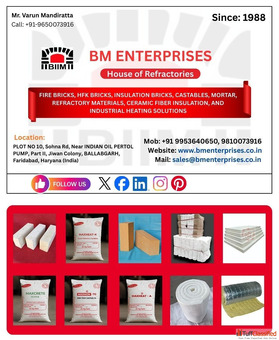 Best Refractory Manufacturer in Delhi NCR - BM Enterprises