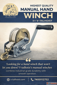 Highest Quality Manual Hand Winch by V-talhoist