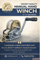 Highest Quality Manual Hand Winch by V-talhoist