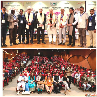 Sandeep Marwah Honoured by Karnataka State Journalists Association at 14th Global Festival of Journa