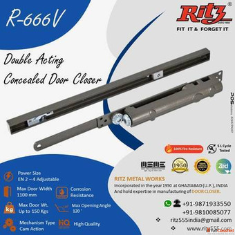 Concealed Door Closer Size