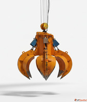 Grabs for handling scrap