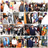 Exhibition of Paintings by AAFT School of Fine Arts Students...