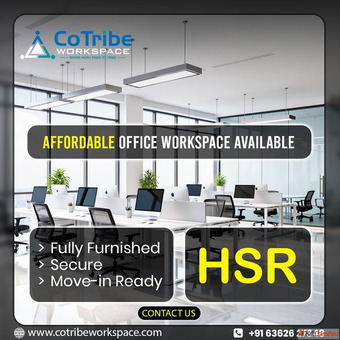 Coworking office space for rent in HSR Layout Bangalore
