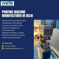Printing machine manufacturer in Delhi