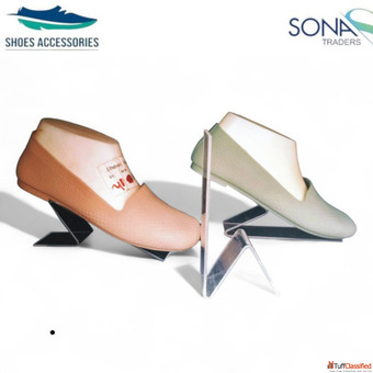 Acrylic Side Angle Shoe Display Stand