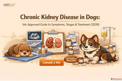 Chronic Kidney Disease in Dogs Vet-Approved Guide to Symptoms Stages Treatment 2026