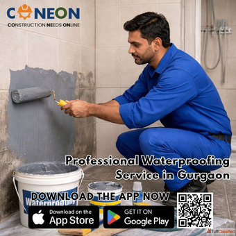 Waterproofing Service in Gurgaon Fast Affordable - CONEON App