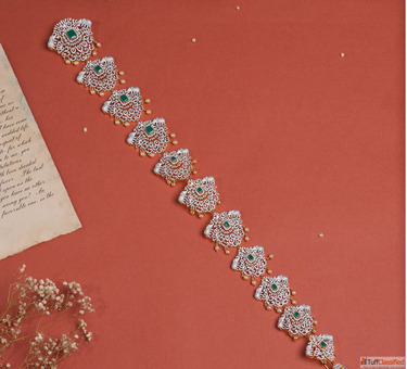 Designer Silver Hair Jewelry Online Padmam