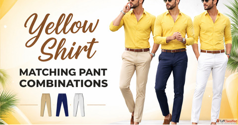 Yellow Shirt Matching Pant Combinations