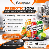 Prebiotic Soda Contract Manufacturing Foodsure