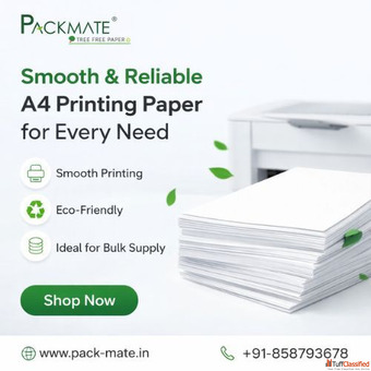 A4 Printer Paper for Smooth Printing at Home Office and Business Use
