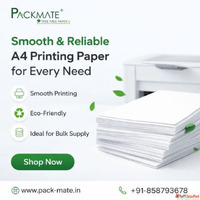 A4 Printer Paper for Smooth Printing at Home Office and Busi...