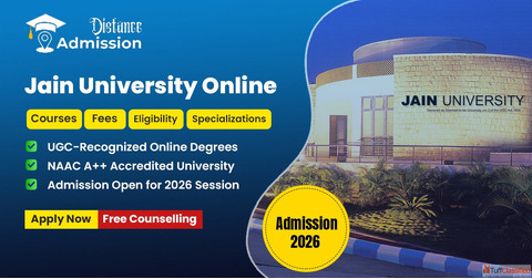 Apply Now for Jain University Online Admission 2026 - Last Date March 25
