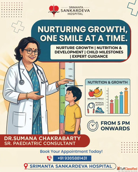 Experienced Child Doctor in Dibrugarh for Growth Development Care