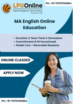 LPU Online MA English - Flexible Literature Language Study