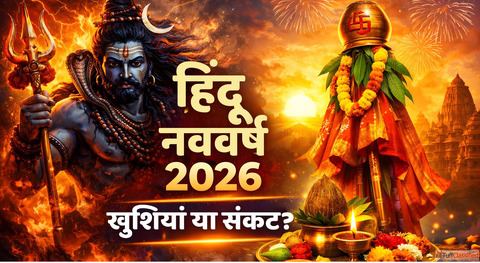 Hindu Nav Varsh 2026 आज स शर रदर सवतसरकय लएग य सल खशय य सकट