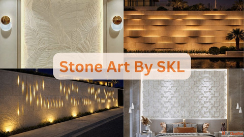 Explore Natural Stone Art for Interiors Exteriors by Stone Art By SKL