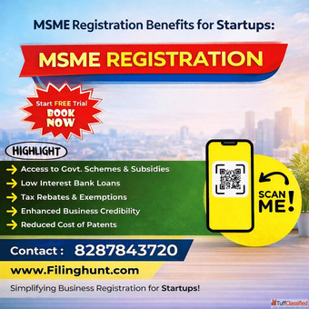 MSME Registration Benefits for Startups