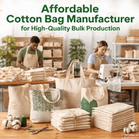 Affordable Cotton Bag Manufacturer for High-Quality Bulk Pro...