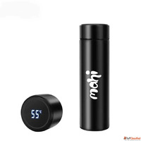 Black Temperature Display Bottles
