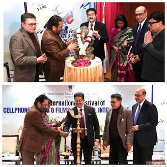 19th International Festival of Cellphone Cinema Grandly Inaugurated at Marwah Studios