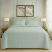 Shop Pista Green Linen Bedsheet Set at Best Price