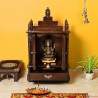 Buy Wooden Pooja Mandir Online India - Temple Designs