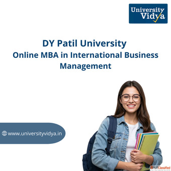 DY Patil Online MBA in International Business 2026 Admissions University Vidya