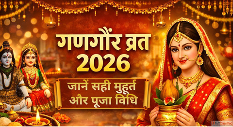 Gangaur Vrat 2026 आज कर य खस पज मलग मनचह जवनसथ जन शभ महरत और सह वध