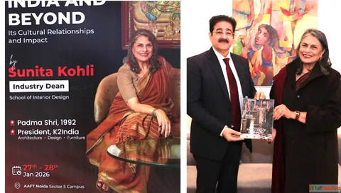 Padma Shri Awardee Sunita Kohli Conducts Inspiring Workshop at AAFT School of Interior Design