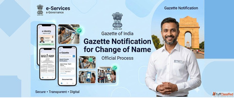 Expert Online Name Change Service for Gazette Notifications
