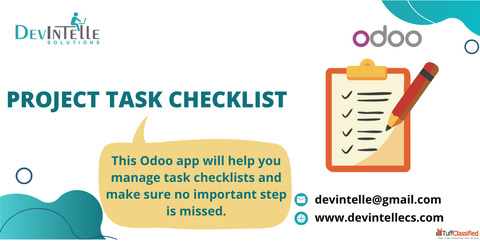Project Task Checklist in Odoo