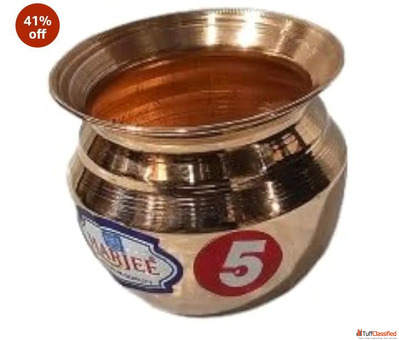 Copper Lota Water Vessel Traditional Design Number 5