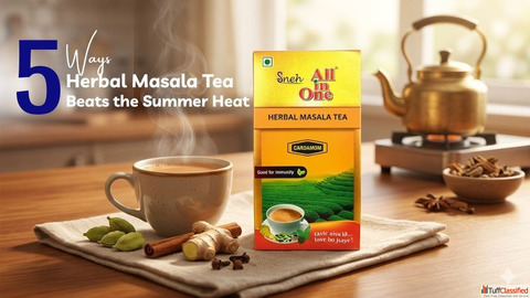 Natural Herbal Masala Tea for a Healthy Daily Drink