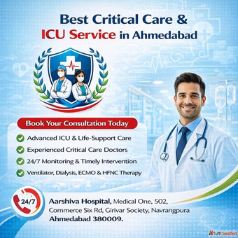 Best Critical Care ICU Service in Ahmedabad with Trusted Medical Support