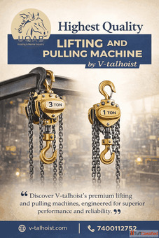 Highest Quality Lifting and Pulling Machine by V-talhoist