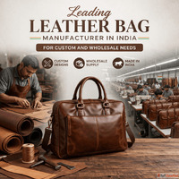 Leading Leather Bag Manufacturer in India for Custom and Who...