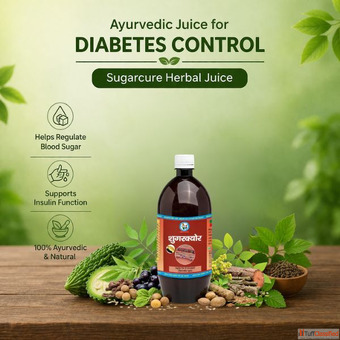 Ayurvedic Juice for Diabetes Control Sugarcure Herbal Juice