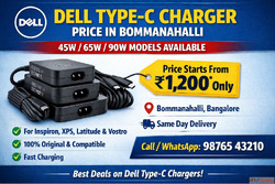 Dell Type-C Charger Price in Bommanahalli Best Deals Availab...