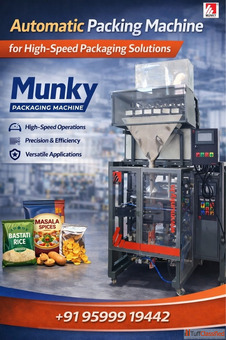 Automatic Packing Machine for High-Speed Packaging Solutions - Munky Packaging Machine