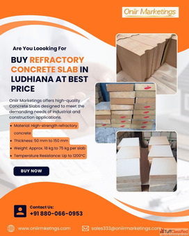 Buy Refractory Concrete Slab in Ludhiana at Best Price